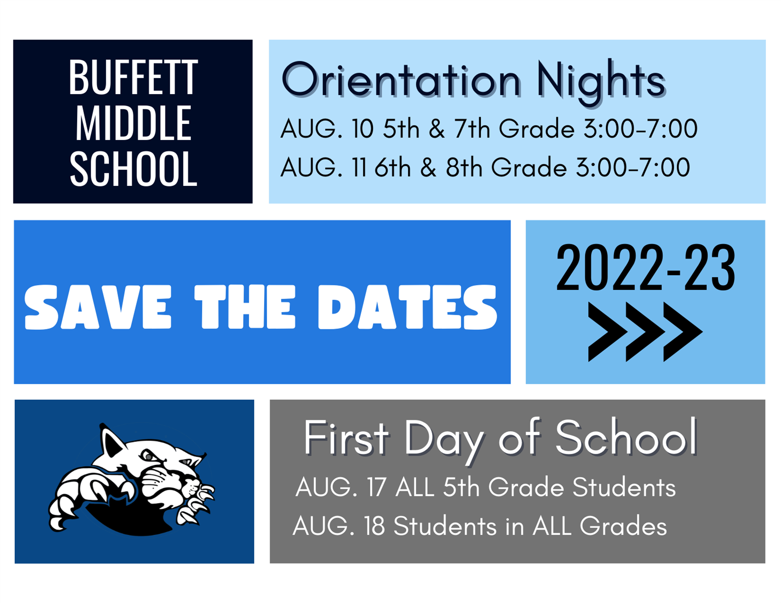save the date for orientation nights save the date for orientation nights